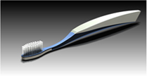 Environment friendly one-time use toothbrush 